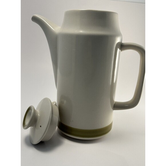 Spring Bouquet Stoneware 8.25" Tall 6-CUP Coffee Pot W/ Lid Japan - Picture 2 of 8